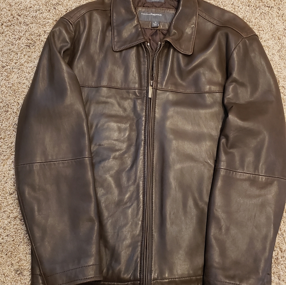 Perry Ellis leather jacket